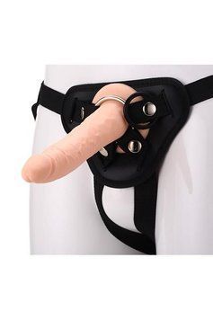 Страпон Dream Toys Realstuff Strap On Real Dildo, 20 см (телесный) 39334_EU фото