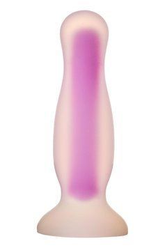 Неоновая анальная пробка DreamToys Radiant, 12,5 см (синий) 30870 фото