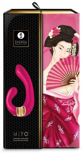 Вибратор Shunga Miyo Intimate,18,5 см (малиновый) 30400 фото