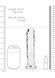 Фалоімітатор RealRock Crystal Clear Realistic Dildo 7'', 20 см (прозорий) 59606 фото 7
