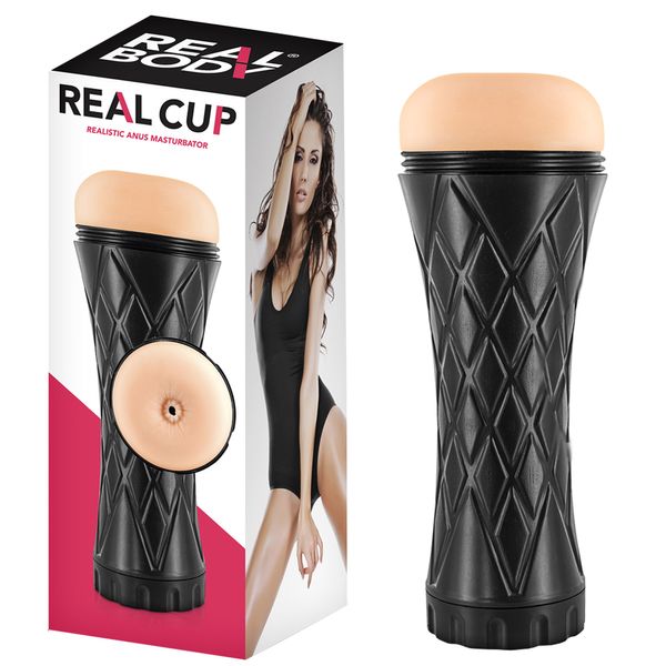 Мастурбатор Real Body Real Cup Anus, 16 см (телесный) 18044 фото