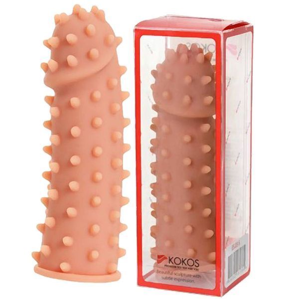 Насадка на пеніс Kokos Extreme Sleeve ES-03, 14,7 см (тілесний) 36512 фото