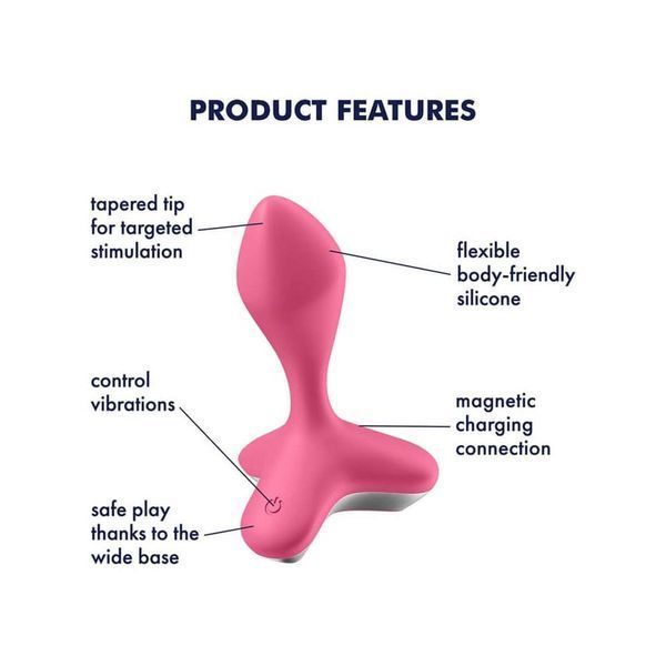 Анальная пробка Satisfyer Game Changer, 11.5 см (розовый) 26356 фото