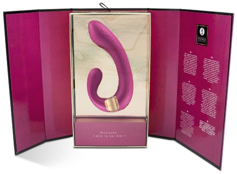 Вибратор Shunga Miyo Intimate,18,5 см (малиновый) 30400 фото