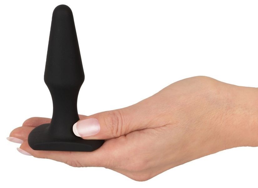 Анальна пробка Feel Magic Shiver Butt Plug, 10.5 см (чорний) 133824 фото