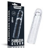 Насадка на пеніс LoveToy Flawless Clear Penis Sleeve Add 2, 19 см (прозорий) 29330 фото