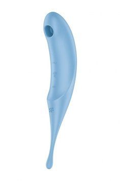 Вакуумный стимулятор клитора с вибрацией Satisfyer Twirling Pro (голубой) 30064 фото
