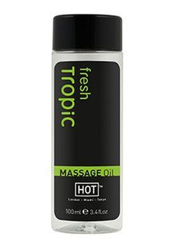 Массажное масло Hot Fresh Tropic Massage Oil, 100 мл 39203 фото