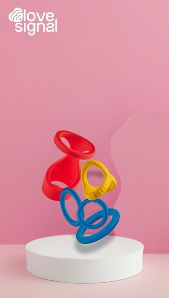 Набір ерекційних кілець Dream Toys Long Play Love (мульті) 227954 фото