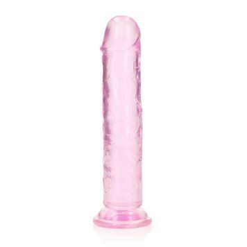 Фалоімітатор RealRock Crystal Clear Realistic Dildo 7'', 20 см (r&oacute;żowy) 59606 фото