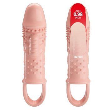 Насадка на пенис Pretty Love Penis Sleeve Cecelia, 18,5 см (телесный) 47670 фото
