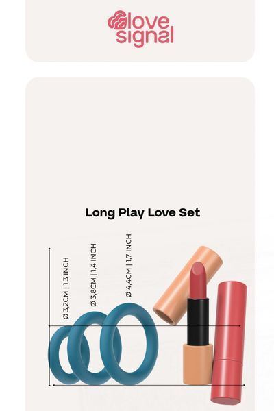 Набір ерекційних кілець Dream Toys Long Play Love (мульті) 227954 фото