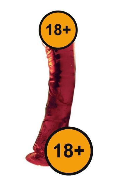 Фаллоимитатор Lazy Buttcock, 17 см (красный) 78442 фото