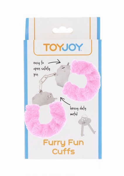 Наручники Furry Fun Cuffs, 28 см (рожевий) 8724 фото