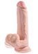 Фаллоимитатор King Cock 3D Cock Swinging Balls, 26 см (телесный) 34625 фото 2