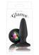 Анальная пробка Glams Gem, 10.5 см (черный) 125178 фото 2