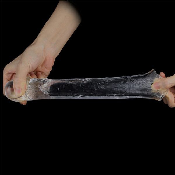 Насадка на пеніс LoveToy Flawless Clear Penis Sleeve Add 2, 19 см (прозорий) 14665_EU фото Насадка на пеніс LoveToy Flawless Clear Penis Sleeve Add 2, 19 см (прозорий) 14665_EU фото