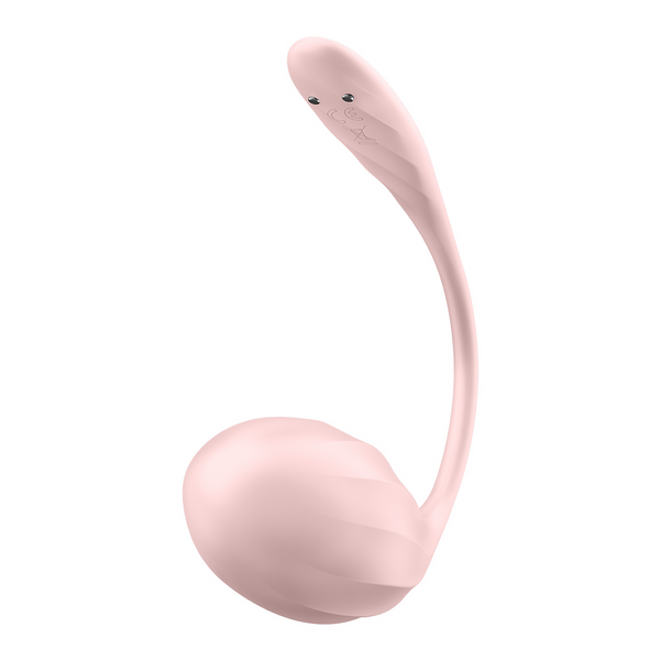 Виброяйцо Satisfyer Ribbed Petal, 23 см (розовый) 36283 фото