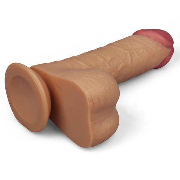 Большой фаллоимитатор LoveToy Legendary King Sized Realistic, 25,5 см (телесный) 29228 фото