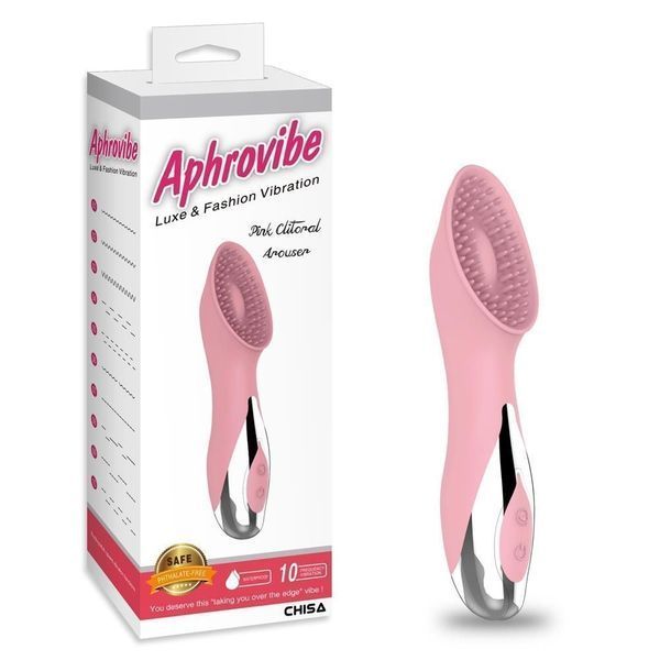 Кліторальний стимулятор Aphrovibe Clitoral Arouser, 17 см (рожевий) 26682 фото