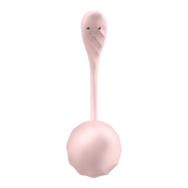 Виброяйцо Satisfyer Ribbed Petal, 23 см (розовый) 36283 фото