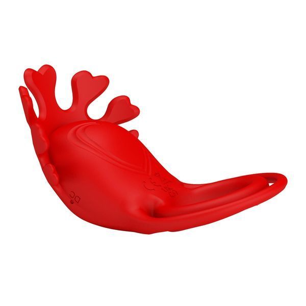 Ерекційне кільце Pretty Love Vibrant Penis Ring Ruben, 8,5 см (червоний) 64358 фото