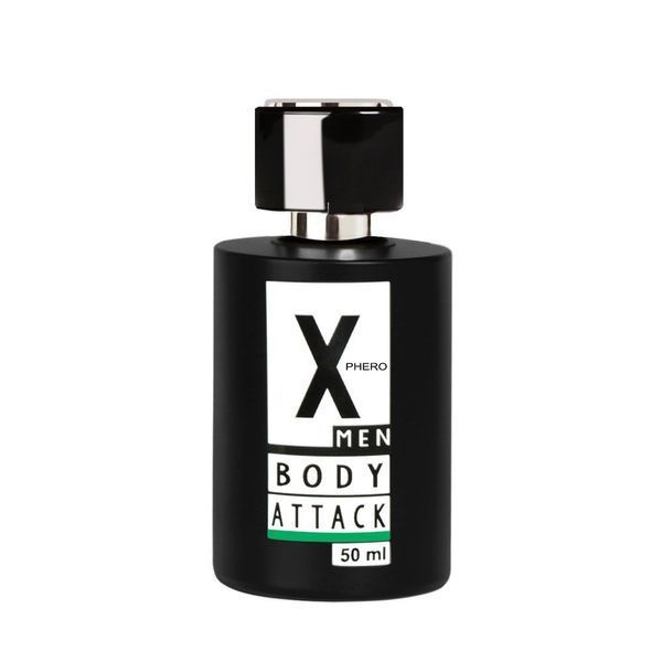Мужские духи с феромонами X-Phero Body Attack Green, 50 мл 30397_EU фото