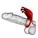 Ерекційне кільце Pretty Love Vibrant Penis Ring Ruben, 8,5 см (червоний) 64358 фото 7