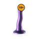 Фалоімітатор Ouch! Curvy G-Spot Dildo 7'', 17 cm (фіолетовий) 80058 фото 12