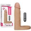Насадка на пеніс LoveToy The Ultra Soft Double Vibrating 5.8", 14,7 см (тілесний) 28842 фото
