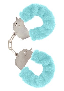 Наручники Furry Fun Cuffs, 28 см (голубой) 7039 фото