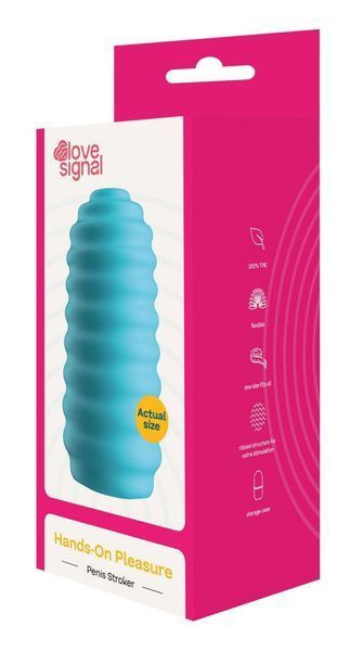 Мастурбатор Dream Toys Hands-On Pleasure (бірюзовий) 227958 фото
