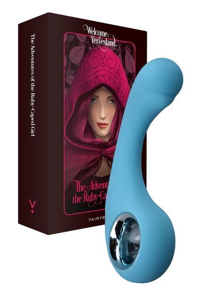 Вібратор FairyGasm BraveryAward, 12,5 см (блакитний) 59880 фото