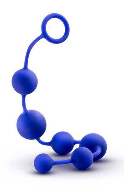 Анальні кульки Performance Advanced Silicone Anal Beads, 40.6 см (синій) 79110 фото