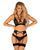 Комплект белья Obsessive Alessya, M/L (черный) 27732 фото