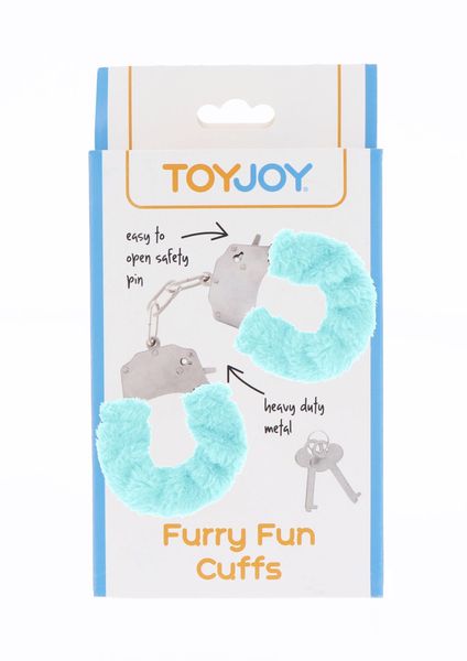 Наручники Furry Fun Cuffs, 28 см (голубой) 7039 фото