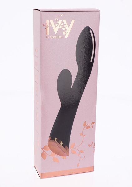 Вібратор-кролик ToyJoy Ivy Cassia Xtra Intense, 20,5 см (чорний) 21990 фото