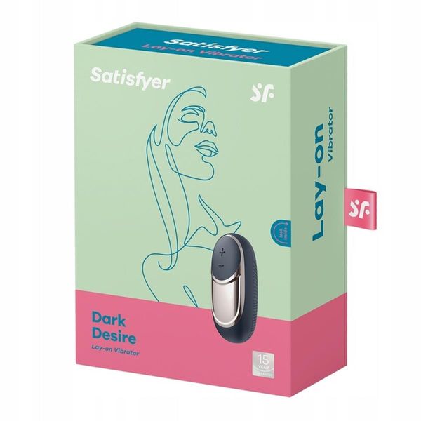 Вибратор для клитора Satisfyer Dark Desire, 9,4 см (серый) 10480 фото