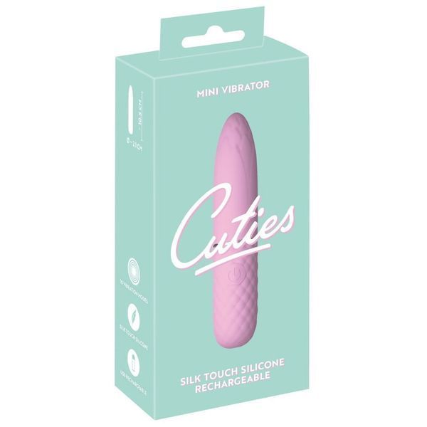 Вибратор Cuties Mini, 10.5 см (розовый) 31270_EU фото