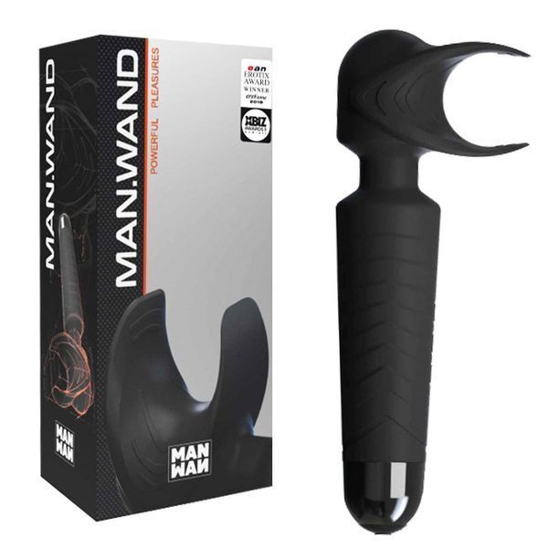 Мастурбатор з вібрацією Man.Wan Man Wand (чорний) 36146 фото