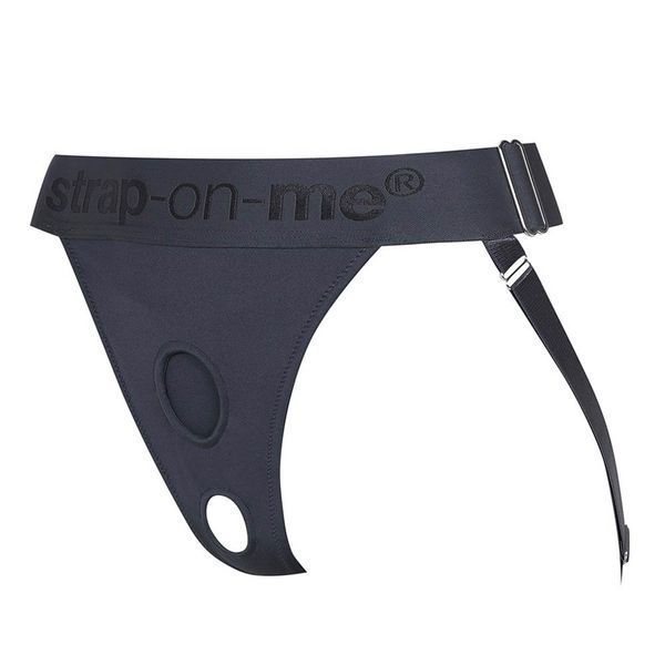 Страпон Strap-on-me Unique Lingerie Harness, One Size (сірий) 148932 фото