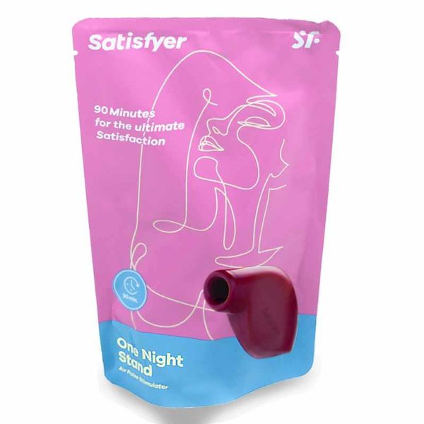 Вакуумный стимулятор клитора Satisfyer One Night Stand, 7,2 см (пурпурный) 10079 фото