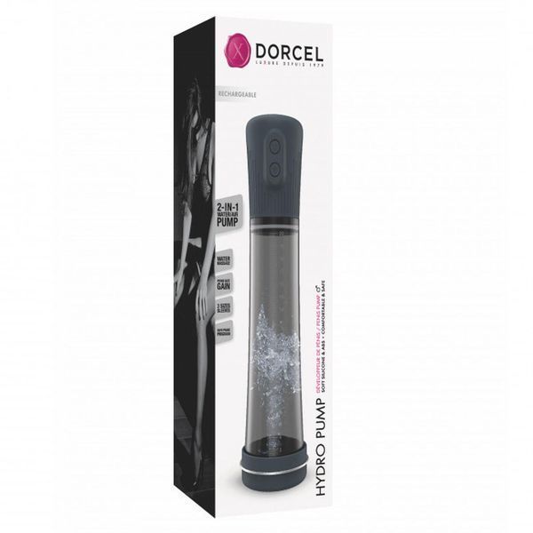 Помпа для пениса Dorcel Hydro Pump, 20.7 см (черный) 25756 фото