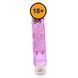 Вібратор Crystal Jelly Glitters Boy, 23.6 см (фіолетовий) 54306 фото 4