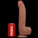 Фалоімітатор LoveToy Sliding-Skin Dual Layer Dong King Sized, 31 см (коричневий) 22400 фото 15