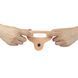 Насадка на пеніс LoveToy The Ultra Soft Double Vibrating 5.8", 14,7 см (тілесний) 28842 фото 5