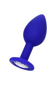 Анальна пробка ToDo Anal Plug Brilliant, 7 см (синій) 131752 фото