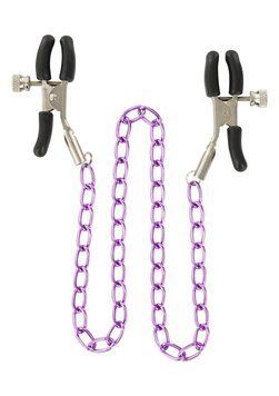 Зажимы для сосков ToyJoy Stimulating Nipple Chain Metal (серебристый) 76396 фото