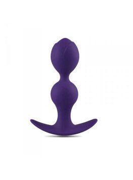 Анальная пробка Toyz4lovers Plug-Plug Anale Pull Balls Touch, 11 см (фиолетовый) 73770 фото