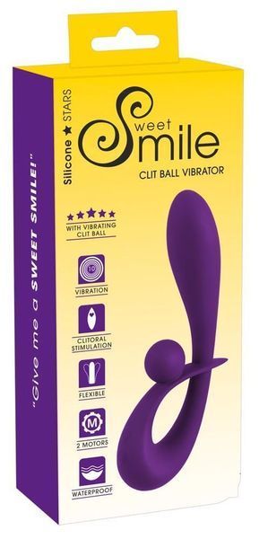 Вибратор Sweet Smile Clit Ball, 20 см (фиолетовый) 242966 фото